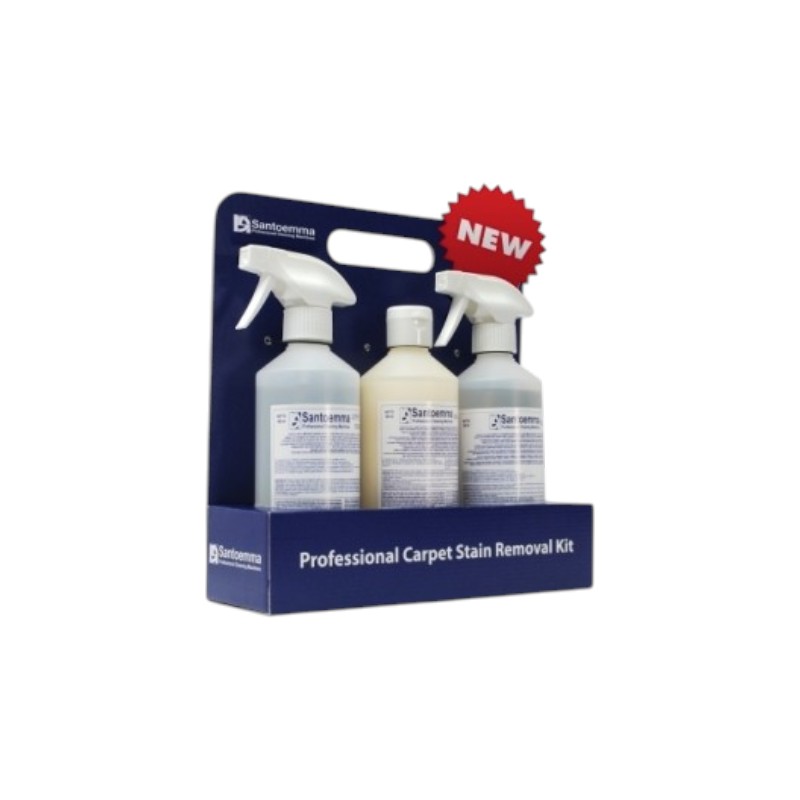 Vlekkenverwijderingskit voor stoffen en tapijten - 3x500 Ml - Santoemma